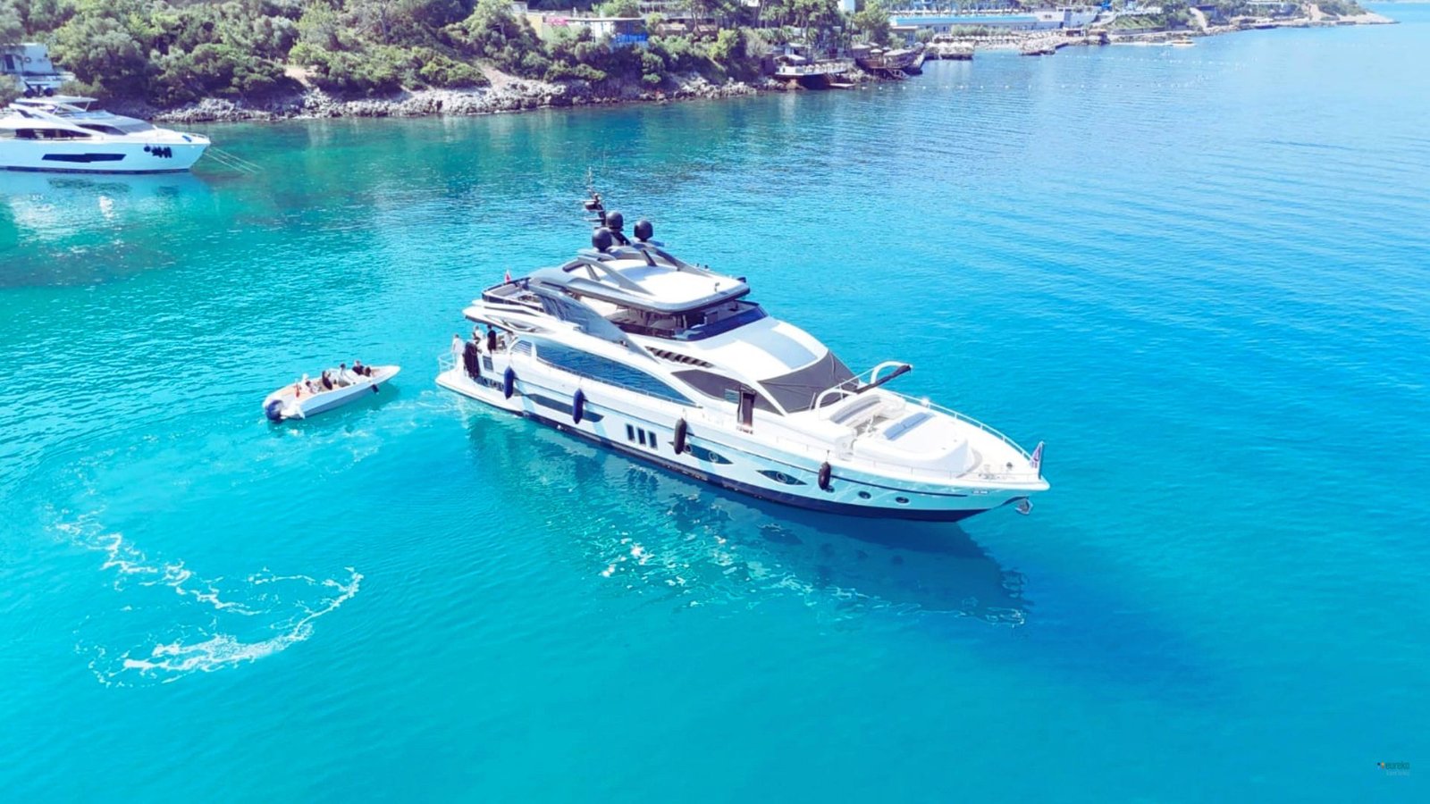 Exterior view of LUX IST private yacht in Bodrum