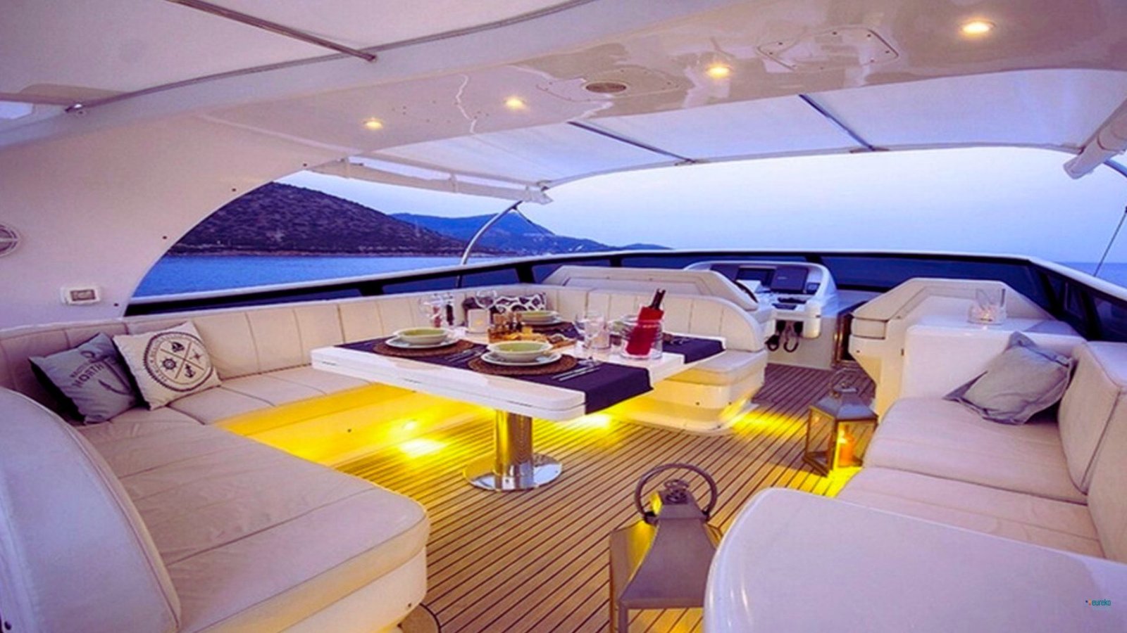 Private yacht deck in Bodrum