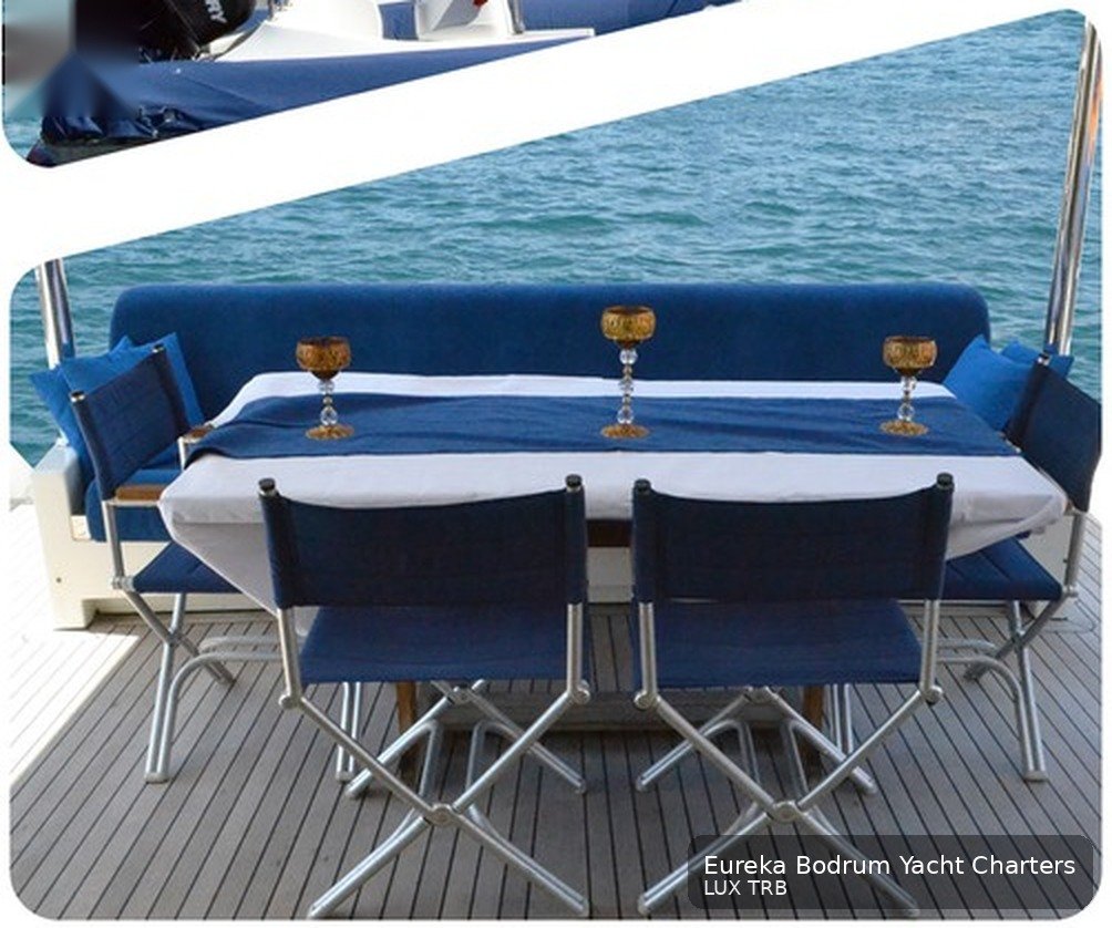 Interior of LUX TRB private yacht in Bodrum