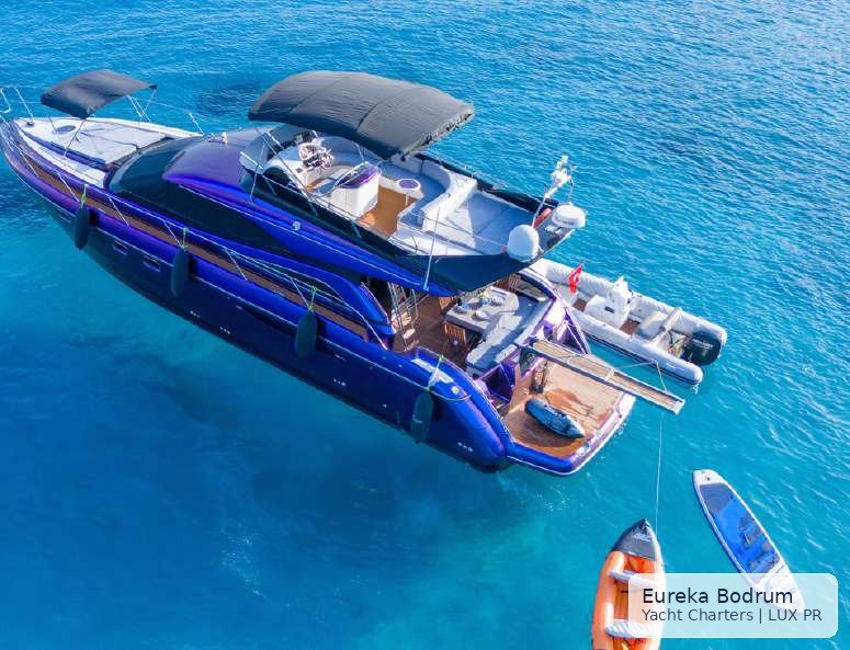 LUX PR private yacht charter in Bodrum